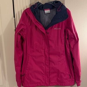 Columbia Women's Fuchsia Windbreaker Jacket